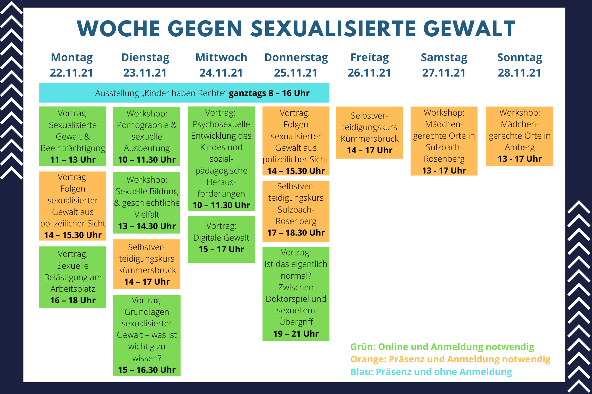 Woche gegen sexualisierte Gewalt ab 22.11.