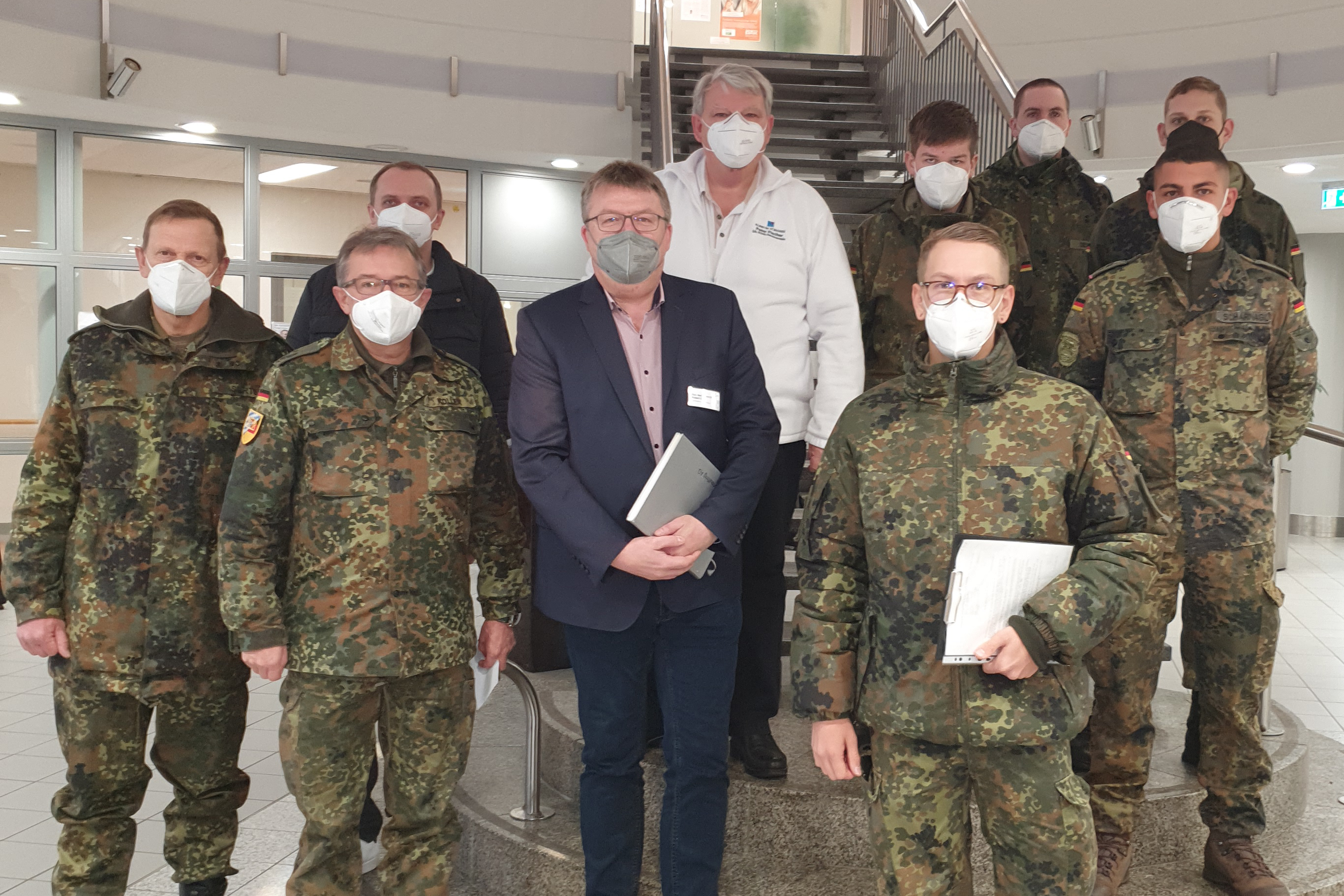 Bundeswehr unterstützt das Klinikum