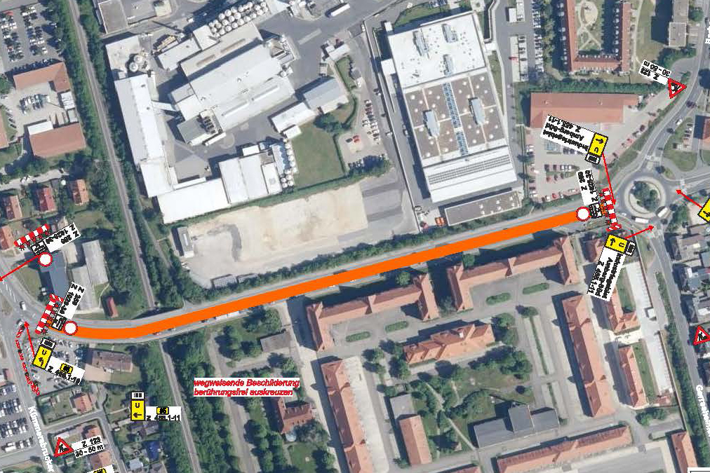 Leopoldstraße von 30.08. bis 03.09. gesperrt