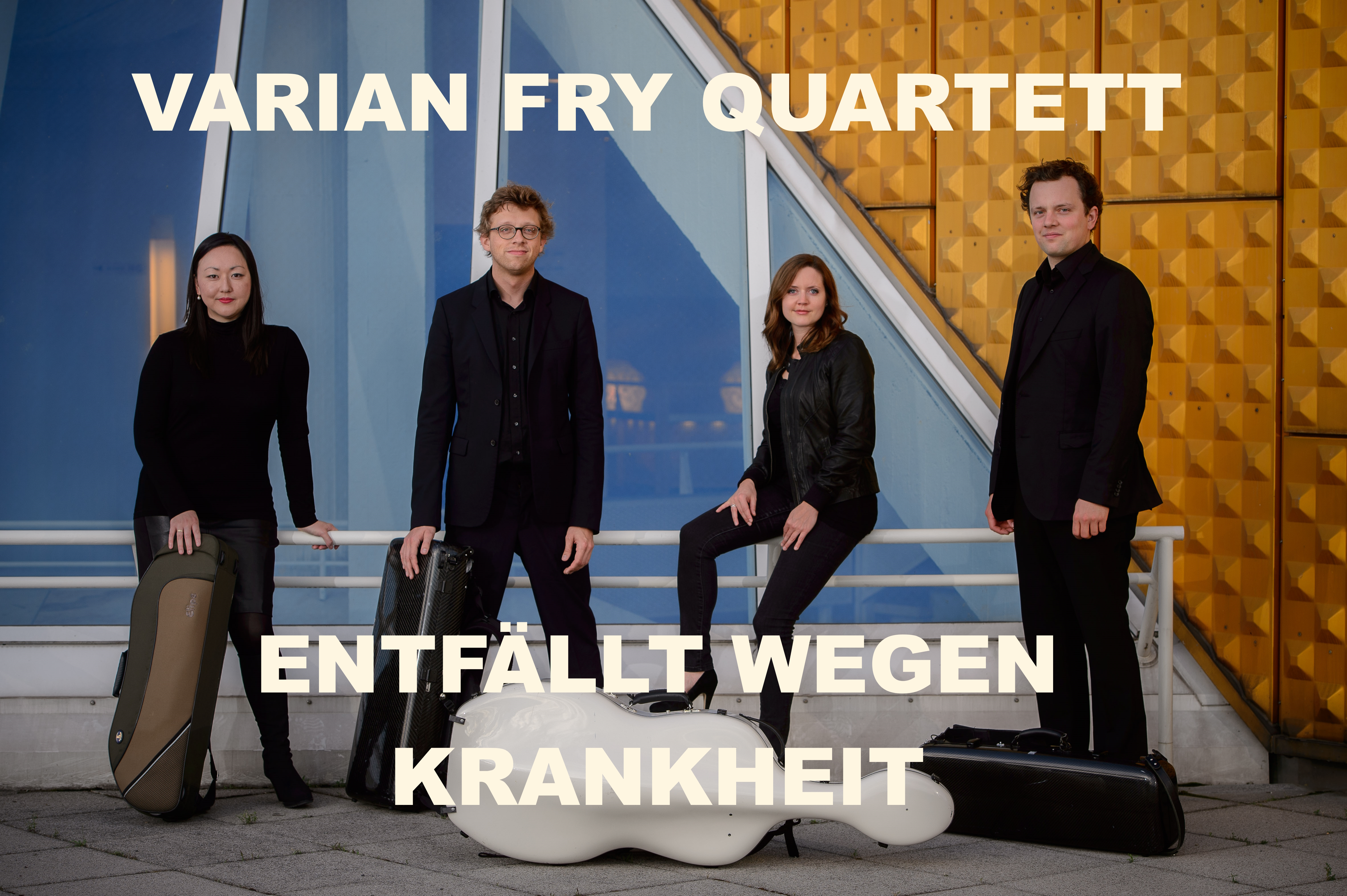 Das Foto zeigt das Varian Fry Quartett