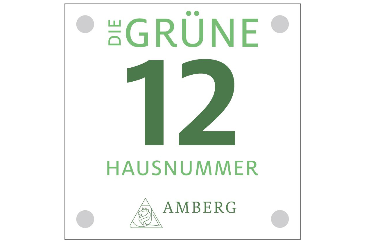 Stadt Amberg vergibt die „Grüne Hausnummer“ 