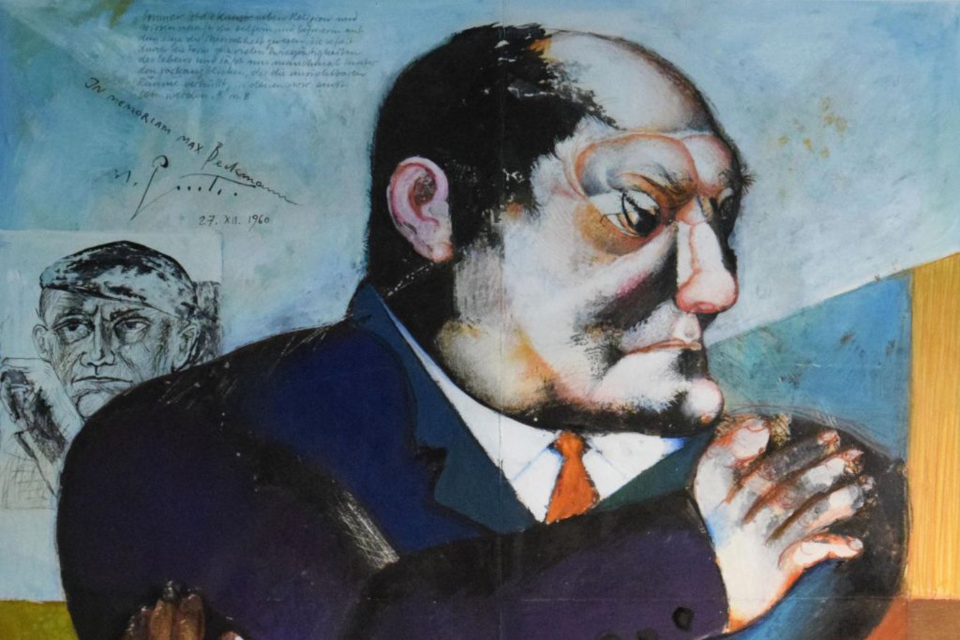 Michael Mathias Prechtl: In memorian Max Beckmann (1960): Foto/Copyright: Stadtmuseum Amberg